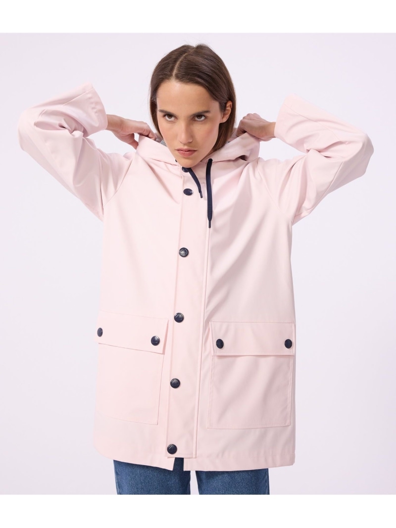 ヨットパーカ PETIT BATEAU プチバトー ジャケット・アウター マウンテンパーカー オレンジ ベージュ ピンク【送料無料】[ Fashion] 26,950円