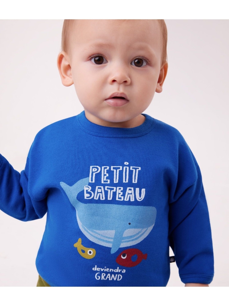 【楽天市場】スウェットプルオーバー PETIT BATEAU プチバトー トップス スウェット・トレーナー【送料無料】[Rakuten