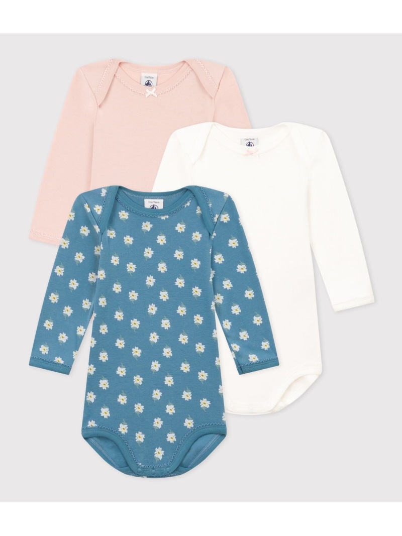 楽天市場】【SALE／10%OFF】長袖ボディ3枚組 PETIT BATEAU
