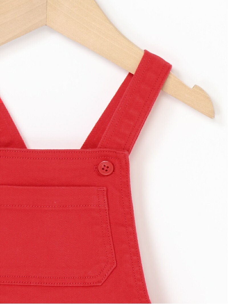 K カラーデニムショートサロペット パンツ Bateau プチバトー Petit