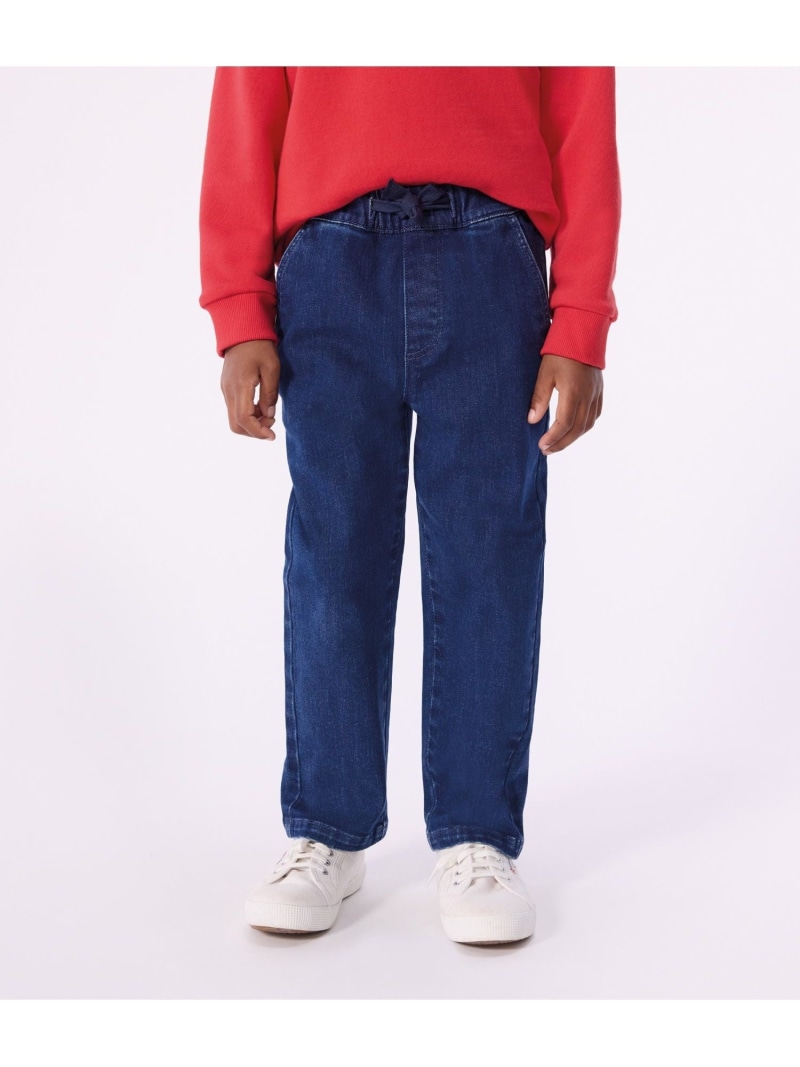 デニムパンツ PETIT BATEAU プチバトー パンツ ジーンズ・デニムパンツ ブルー【送料無料】[ Fashion]｜PETIT BATEAU