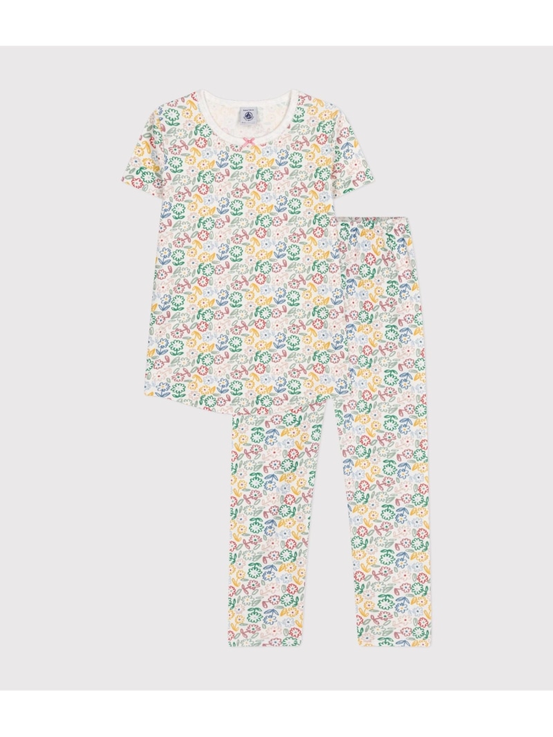 楽天市場】ワイドパンツ半袖パジャマ PETIT BATEAU プチバトー