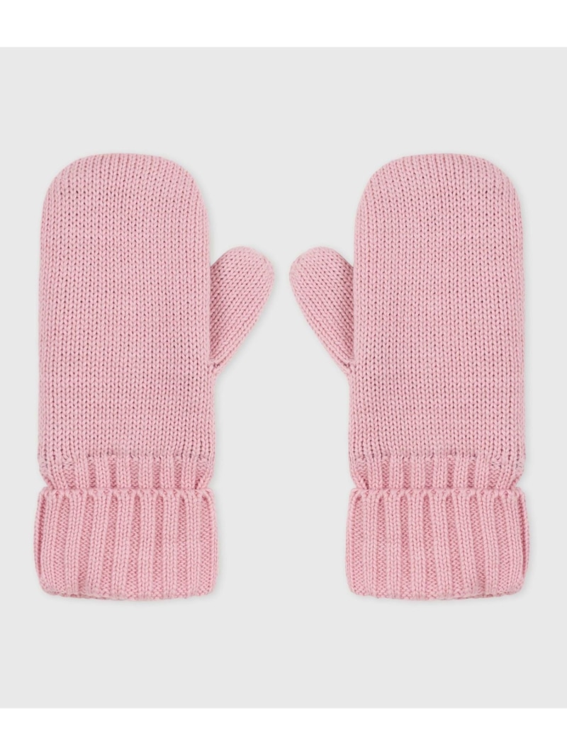 ニットミトン PETIT BATEAU プチバトー ファッション雑貨 手袋 ピンク【送料無料】[ Fashion]