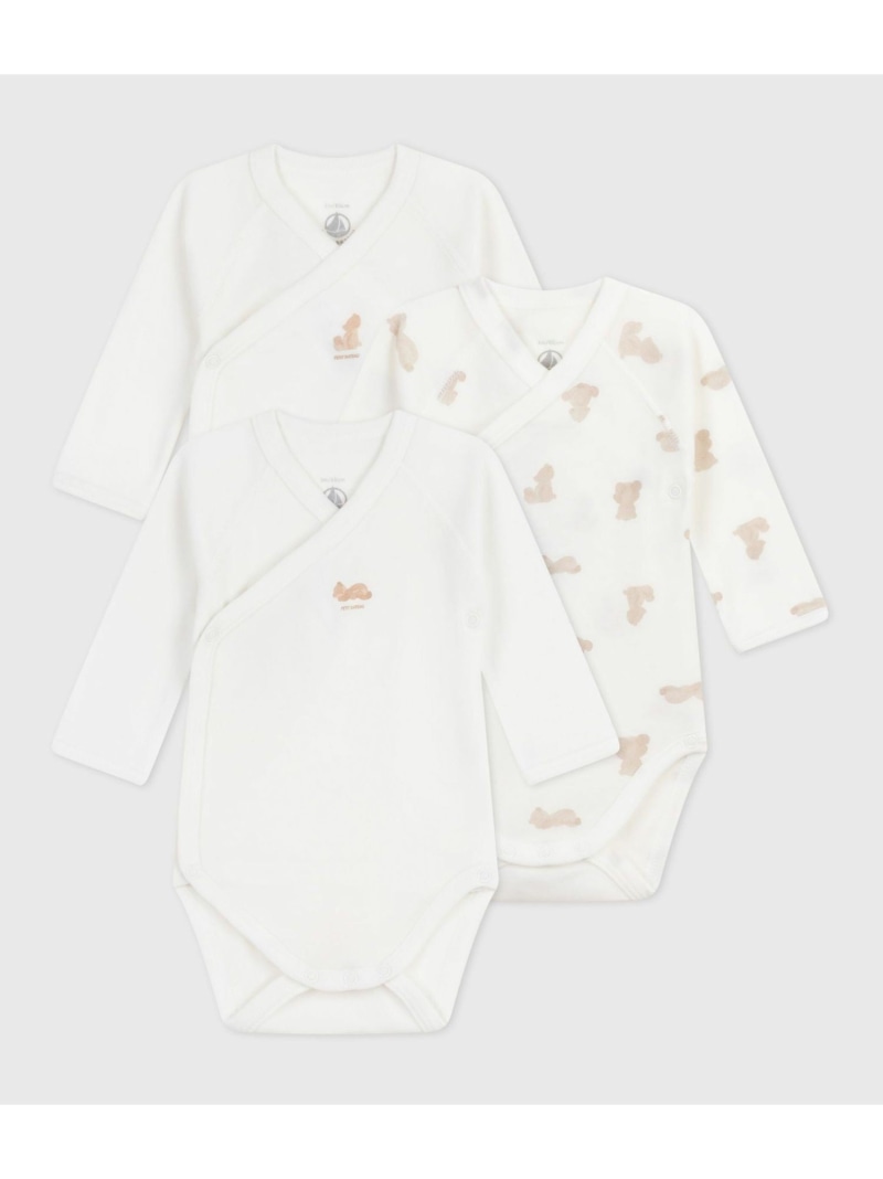 楽天市場】【SALE／10%OFF】長袖あわせボディ3枚組 PETIT BATEAU