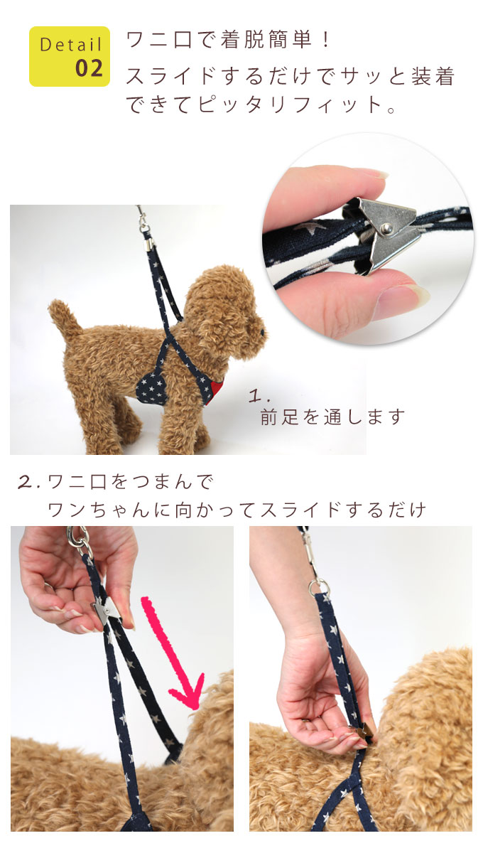 楽天市場 お名前無料刺繍 ハーネスリード セット 犬具 胴輪 犬 小型犬 お散歩 名入れ 刺繍 ハーネス リード おしゃれ かわいい ネコポスok 日本製 M便 1 2 Dh ママ ベビーのお店 ファムベリー