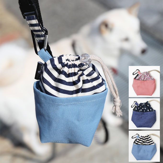 無料お名前刺繍 お散歩消臭バッグ エチケット 犬用 お出かけ 帆布 デニム バッグ 犬 消臭機能 トート 刺繍 名入れ