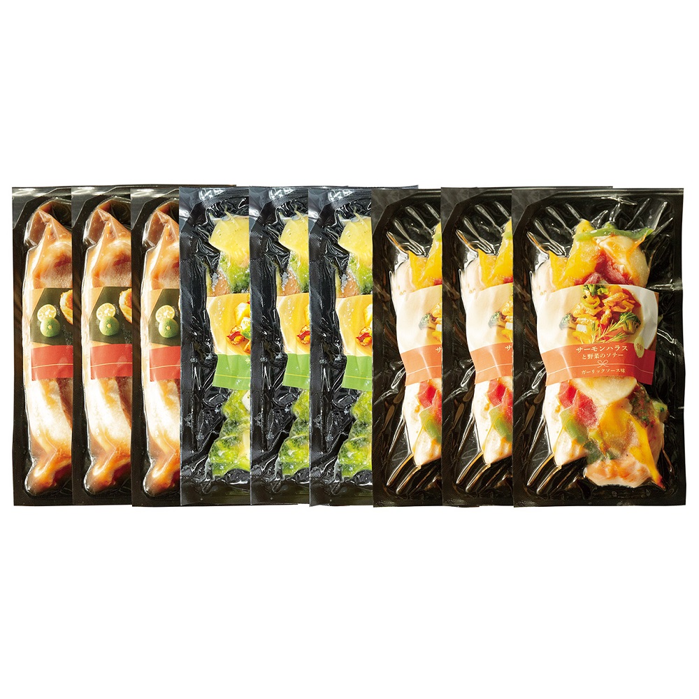 プレーリードッグ ファーム サーモンハラスソテー PFKW-104 1893-133 鮭 焼き魚 ギフト 内祝い 贈り物 お取り寄せ グルメ お中元 お歳暮 父の日 母の日 敬老の日 食品 お礼 ご挨拶 プレゼント ギフトセット 贈答品 のし不可 【送料無料】｜ファッションPetit＆ギフト