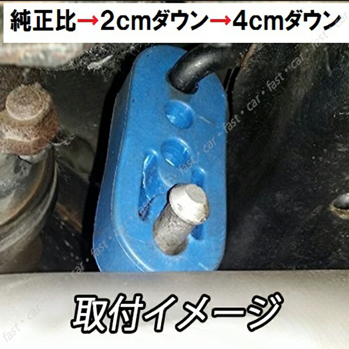 トヨタ ニッサン スズキ 強化マフラーリング マフラーハードブッシュ 汎用 2個入 穴径10Φ BG-903 ブレイス BRAiTH 吸気、排気系 