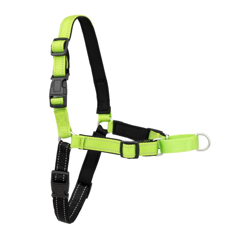 PetSafe（ペットセーフ） 犬用 引っ張り防止ハーネス デラックスイージーウォークハーネス アップルグリーン×ブラック M