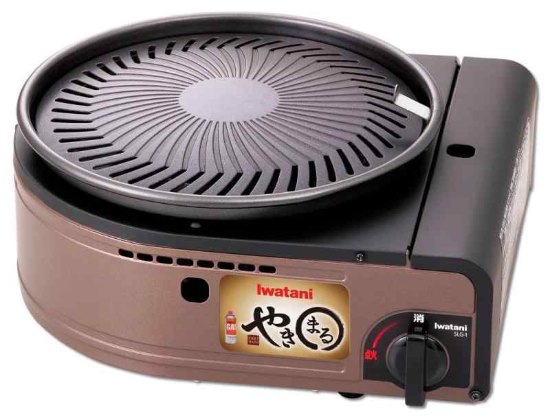 イワタニ Iwatani 岩谷 テープコンロ テープ屁っ放り やきまる スモークレス 焼肉食べ物屋 焼肉コンロ BBQ 丸焼き CB-SLG-1