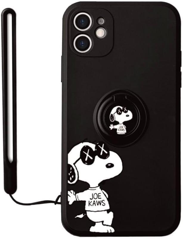 【楽天市場】iPhone 16eケース リング付きスマホケース ストラップ付 スマホカバー スヌーピー キャラクター シリコン 落下防止 ...