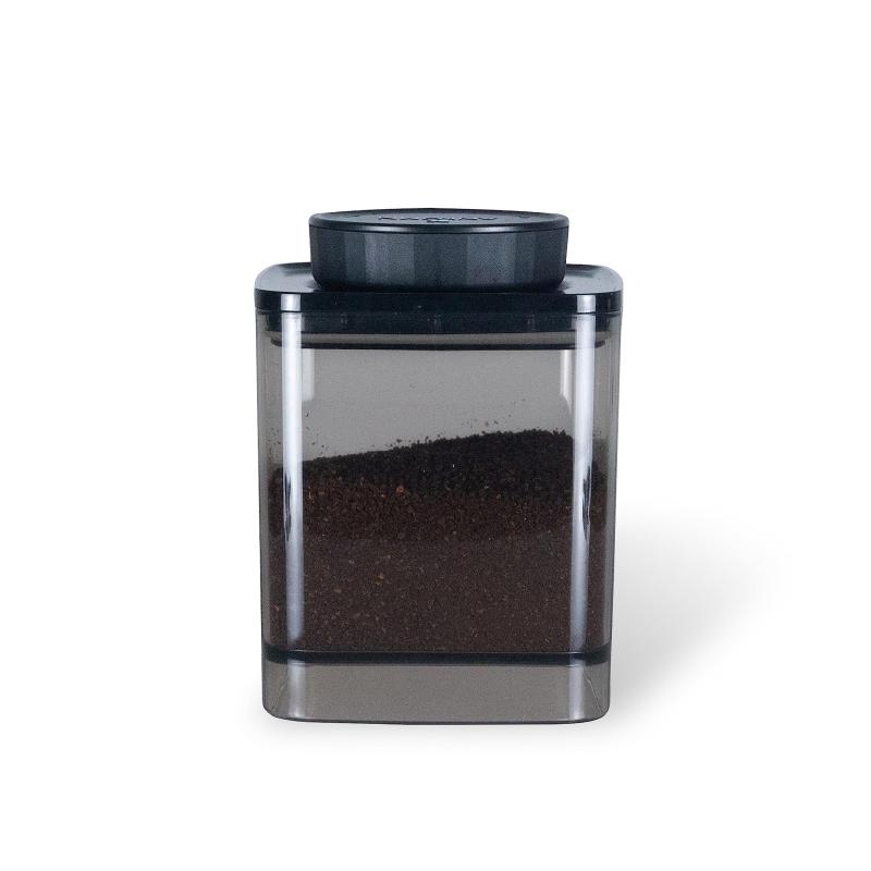 ANKOMN 密閉容器エバーロック 0.6L Everlock UVカット ブラック　コーヒーキャニスター（コーヒー豆約200g用くるみ約250g用）（2021年７月サイズリニューアル）