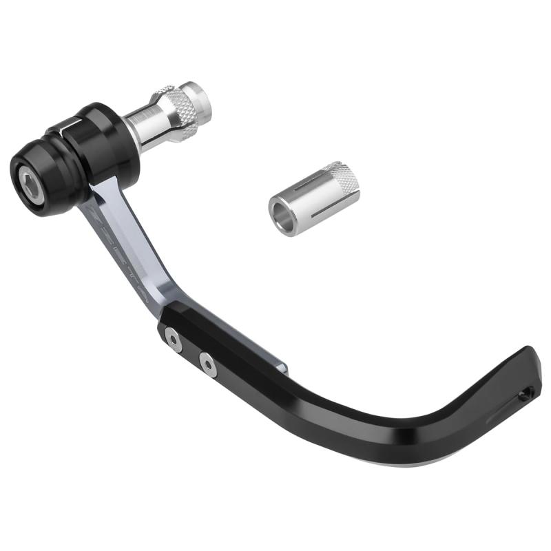 ジータレーシング(ZETA RACING) 汎用 (ハンドルバー内径 13.5~19mm) レバーガード チタンカラー 片側1個セット ユニバーサル 左右共通 高強度ジュラルミン CNC加工 FIM スプリントレース 耐久レース