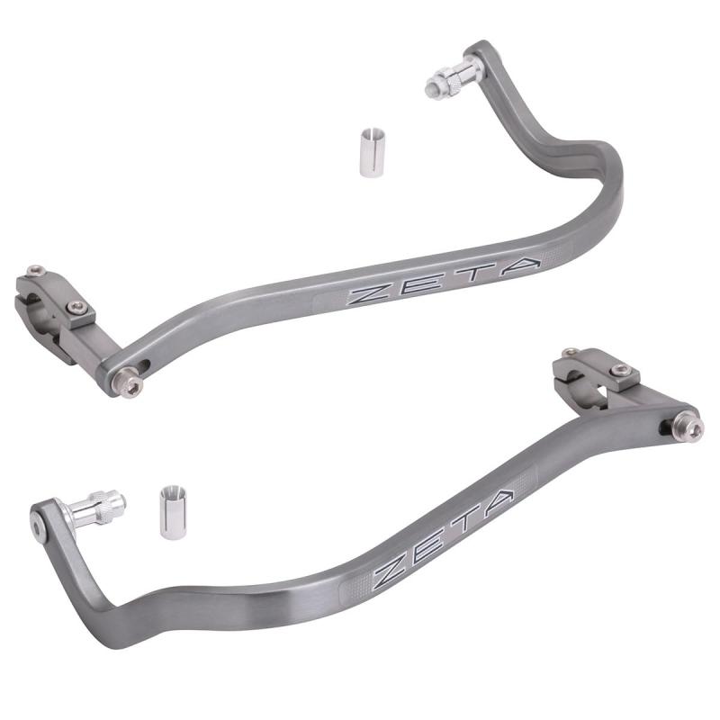 ジータレーシング(ZETA RACING) スタンダード径(22.2mm)バー用 対応ハンドルバー内径(Φ13.5~19mm) アーマーハンドガード ベンド チタンカラー 高剛性アルミ合金 プロテクション オフロード ドアノ 10,337円