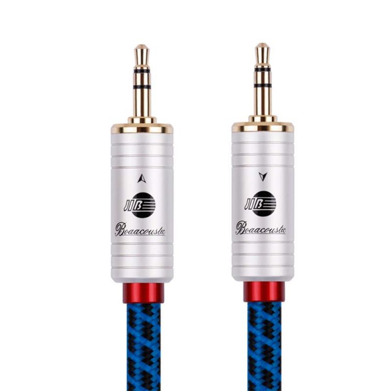 BOAACOUSTICドイツAUXオーディオケーブル標準3.5 mmオス to 3.5mmステレオミニプラグ ヘッドホンケーブル/車/iPhone/Android/ホームシアタ等対応/長さ3m