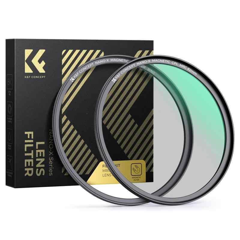 K\u0026amp;F CONCEPT 55粍 磁石C-PLこし器+マグネットアダプターリング 磁気へばり着く 備え付ける助けになる 円偏光 色合い対比 照りかえす合わせる用 28層ナノ上塗り 超薄型 撥水防汚キズ押しとどめる 見晴らし映画化最