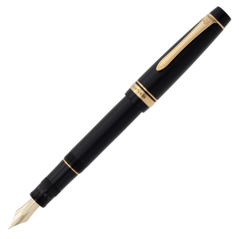 PILOT 筆 マンネンヒツ ジャスタス95 SB FM 縞模様黒いこと FJ3MRSBFM