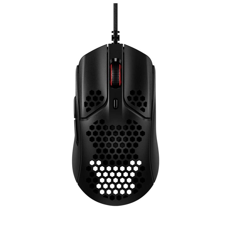 HyperX ゲーミングマウスPulsefire Hasteゲーマー向け 超軽量六角シェルデザイン 59グラム 2年 HMSH1-A-BK/G ( 4P5P9AA )