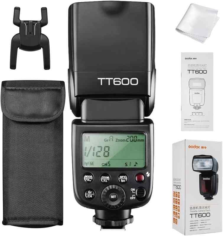 【技適マーク&日本語説明書】Godox TT600ストロボ 2.4Gワイヤレス伝送 標準ホットシュー付きカメラ対応 標準ホットシュー付きカメラ対応