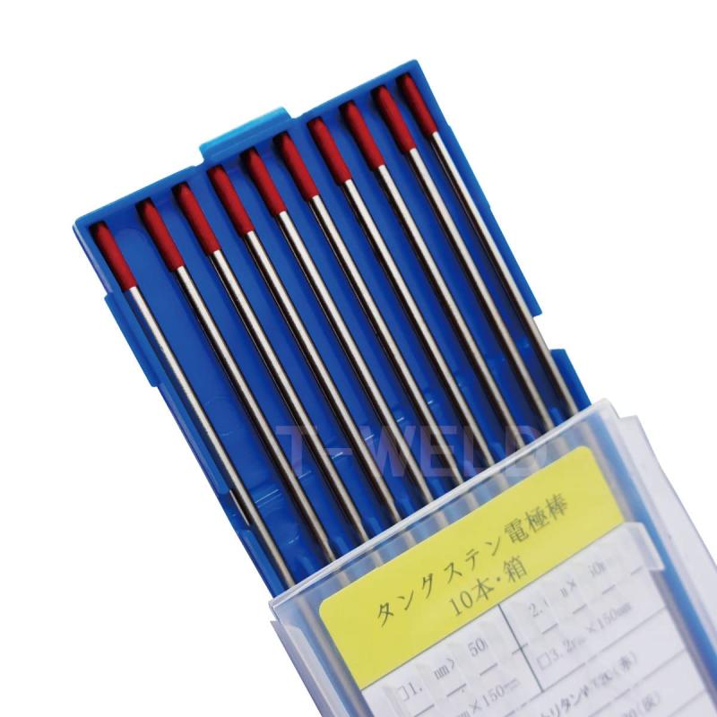TIG 溶接用 タングステン電極棒 トリタン WT20 線径：2.4mm 10本 長さ150mm