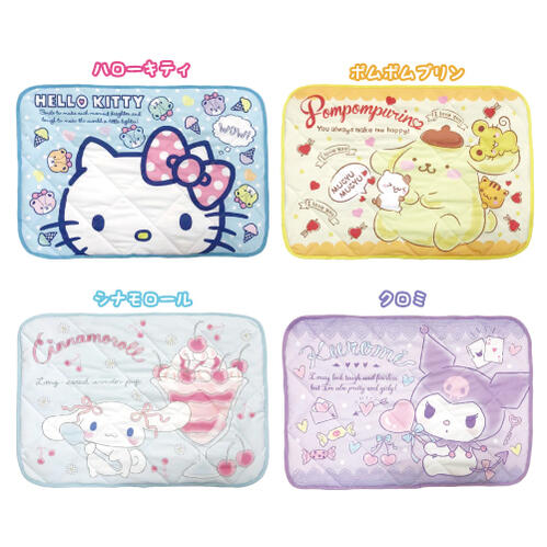 楽天市場 新春セール T4 サンリオ ひんやりまくらパッド 3 Sanrio サンリオ 2103 840 960 10 Petitpoche