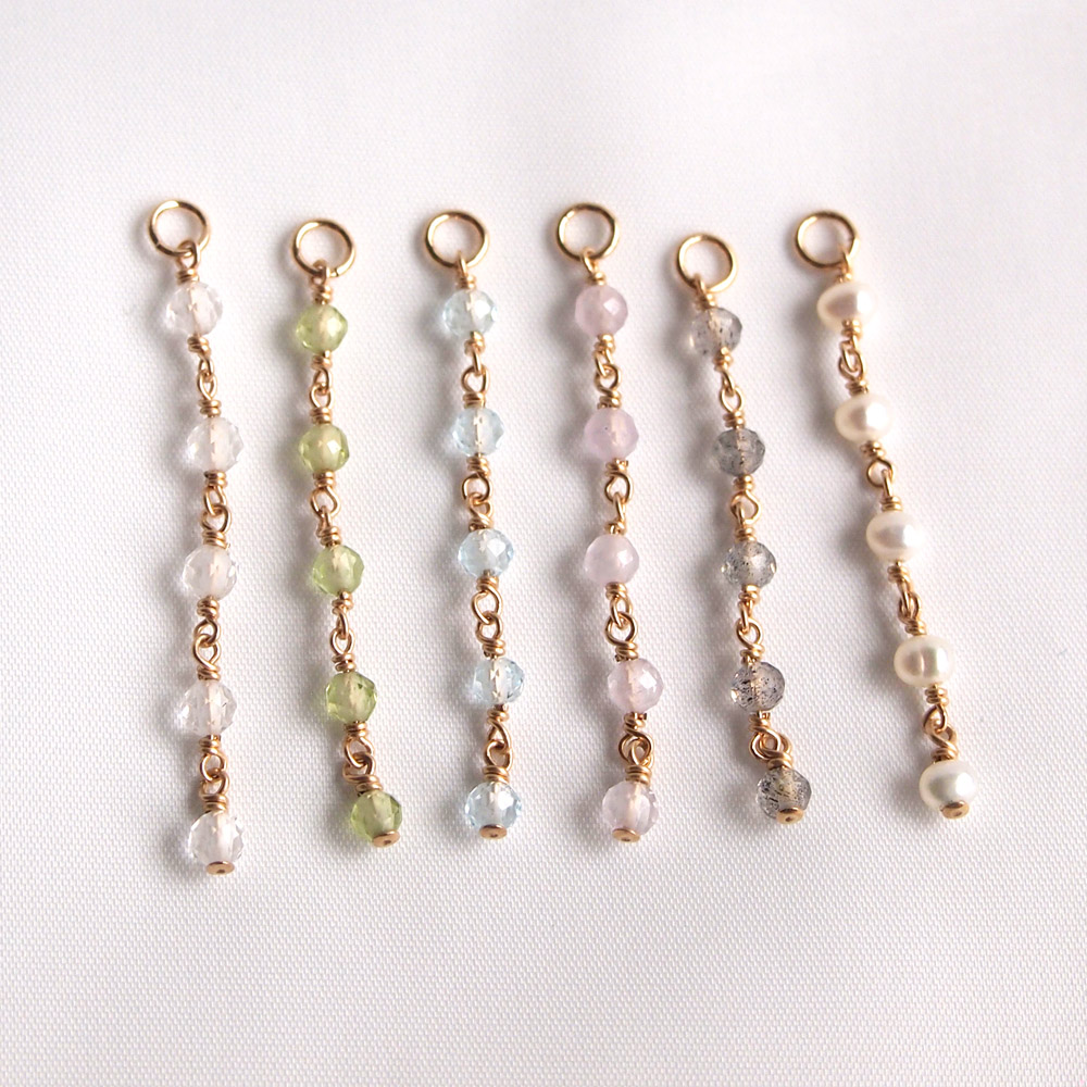 楽天市場】K14GF／バロックピンク淡水パールチャーム ゴールドフィルド