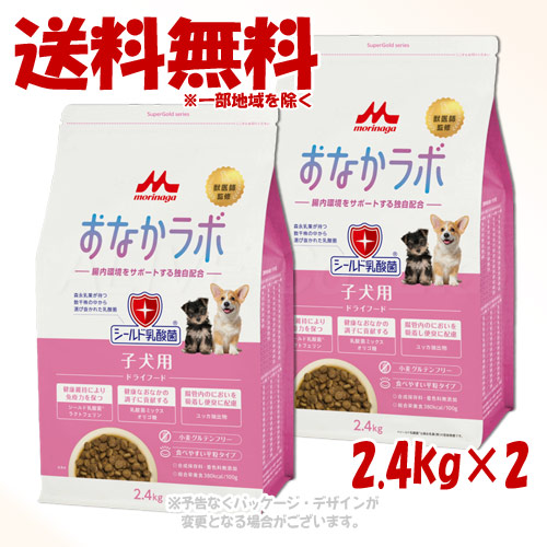 百貨店ゴールド 土手っ腹科学研究所 犬ころ用 2.4kg × 2個仕掛ける ｢森乳サンワールド｣【貨物輸送無料(構成成分地方を除く)】