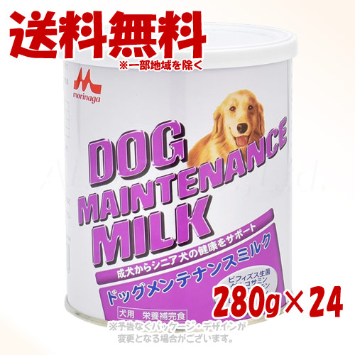 ワンラック ドッグメンテナンスミルク 280g &times; 24個セット ｢森乳サンワールド｣【送料無料(一部地域を除く)】｜PET KING