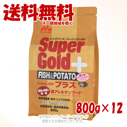 百貨店ゴールド 魚肉\u0026ジャガタラ芋足し加える(つがい目) 800g × 12個仕かける ｢森乳サンワールド｣【貨物輸送無料(構成成分領域を除く)】
