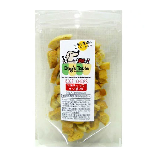 市場 ビビッド エゾ鹿肉 25g お米チップス Dog S ペット Table