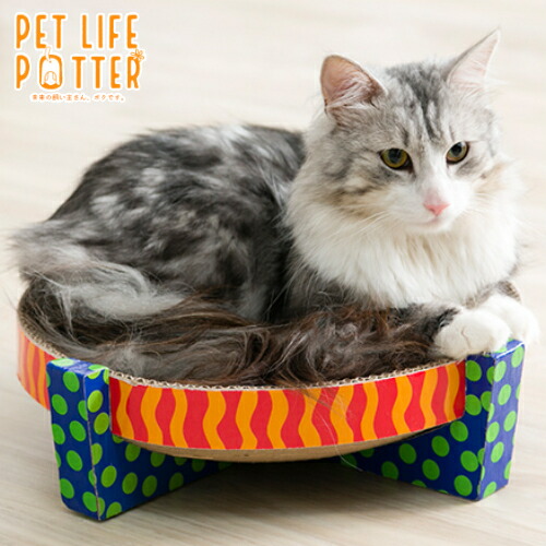 スクラッチ・アンド・レスト Φ34×H11 PETKIT 猫用 爪とぎ ストレス解消