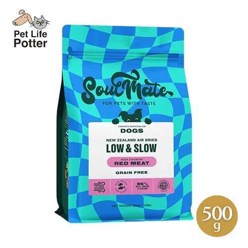 【売上の一部が保護犬へ】【SoulMate】ソウルメイト DOG エアドライフード レッドミート 500g ドッグフード オールステージ 総合栄養食