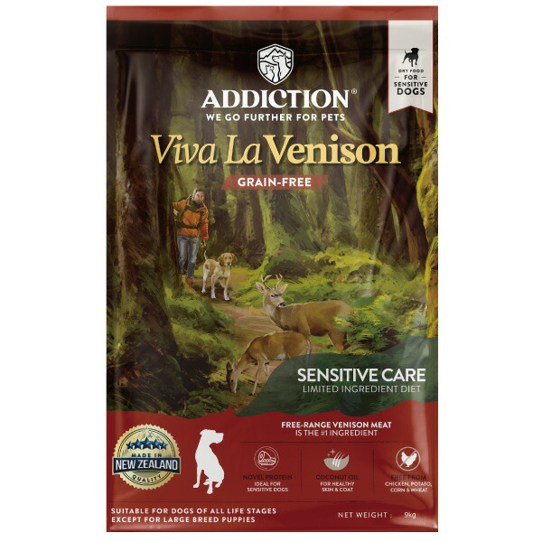 アディクション　Viva La Venison ドッグフード 9kg 楽天市場】【最大2000円OFFクーポン配布中】☆おまけつき