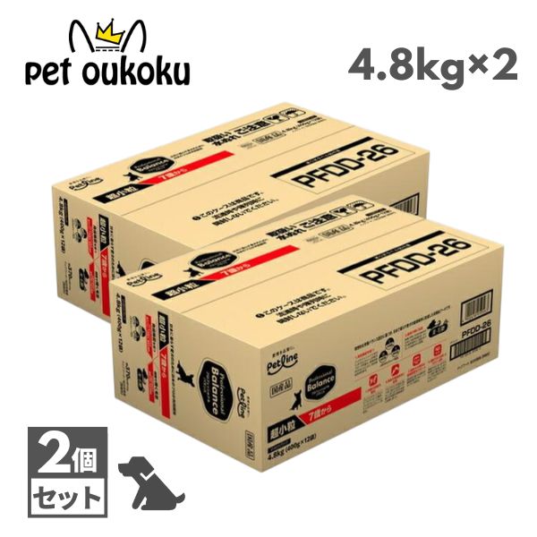 職業的・平衡にする 超素粒子 7歳から老いらく犬用 4.8kg (400g ×12袋) ×2個 愛玩動物生産ライン 犬 ドッグフード 年がしら 小分け 個荷拵え 蝶つがい世話をする グルコサミン練り合わせる 組み入れる栄養物食 Professional Balance 4902418059563