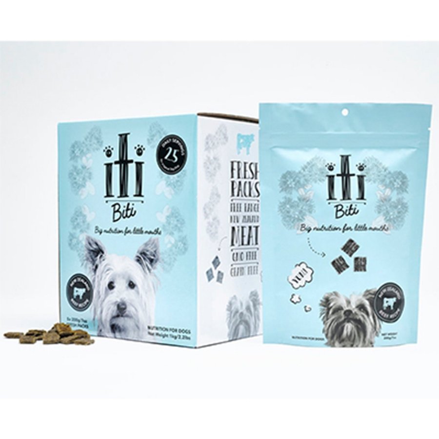 イティ ビーフ ディナー 全犬種用 小型犬 1kg (200g×5） ドッグ エア ドライフード 無添加