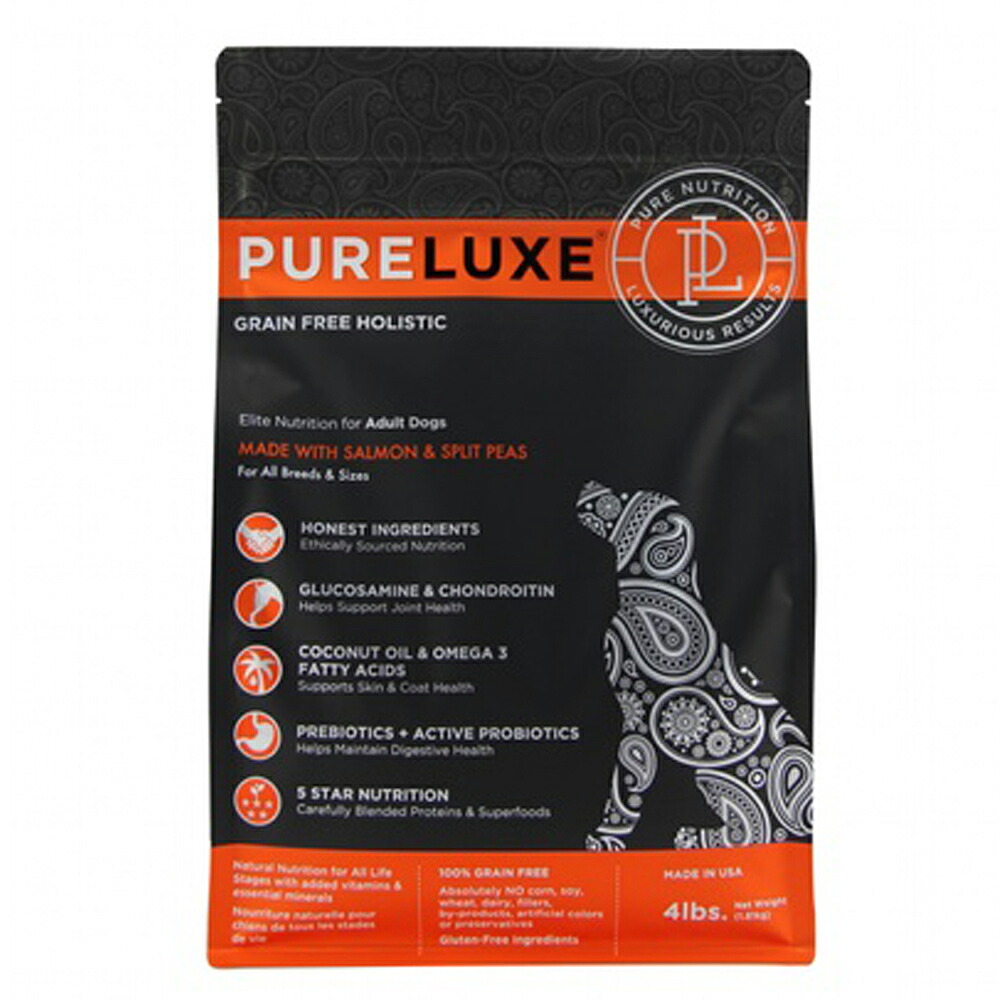 PURELUXE ピュアラックス エリートニュートリション サーモンドッグ 全年齢 全犬種用 1.8kg ドッグフード 大容量 ドライ ドックフード ドライフード ペットフード サーモン ドック フード 犬用フード 犬用餌 犬餌 犬エサ 犬の餌 犬のご飯 いぬのごはん