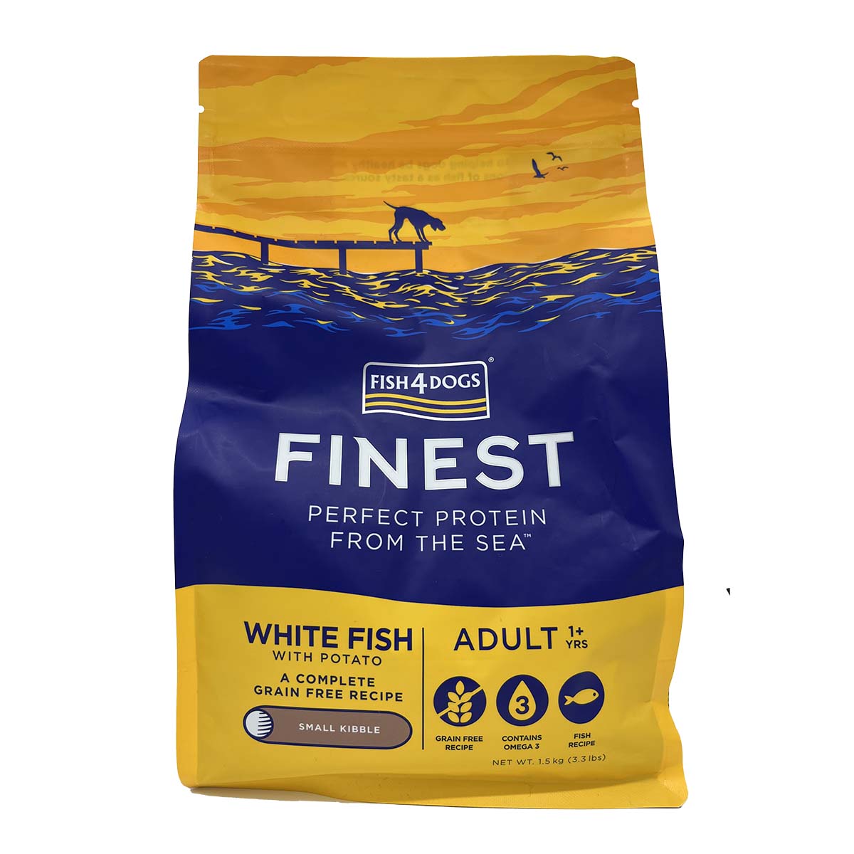 FISH4DOGS FINIST ホワイトフィッシュ ドッグフード12kg FISH4DOGS】FINEST フィッシュフォードッグ ファイネスト