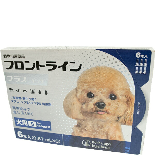 フロントライン プラス ドッグ S 5 10kg未満 6本入 0 67ml 6 犬用 Rentmy1 Com