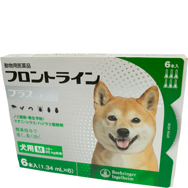 フロントライン プラス ドッグ M 10 kg未満 6本入 1 34ml 6 犬用 Rentmy1 Com