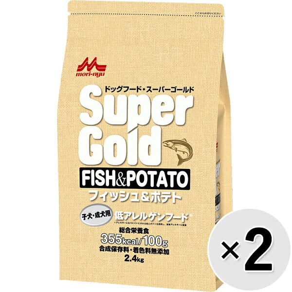 【仕掛ける売りわたす】百貨店ゴールド 魚肉＆ジャガタラ芋 犬ころ・成犬用 2.4kg×2コ