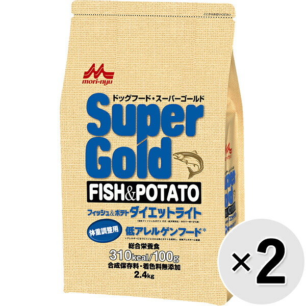 【仕掛ける売りわたす】百貨店ゴールド 魚肉＆ジャガタラ芋 食事制限ともし火 2.4kg×2コ
