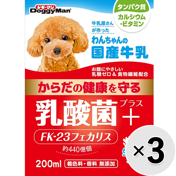 スーパーセール】 ドギーマン 200ml 乳酸菌プラス Doggy ねこちゃんの国産牛乳 Man 猫用品