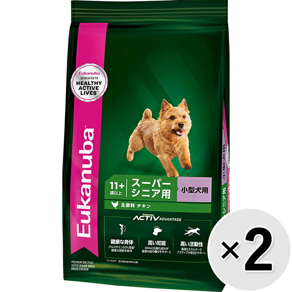 【仕掛ける売りわたす】ユーカヌバ 百貨店年がしら用 小型犬用 11歳以上 7.5kg×2コ〔26040535dd〕