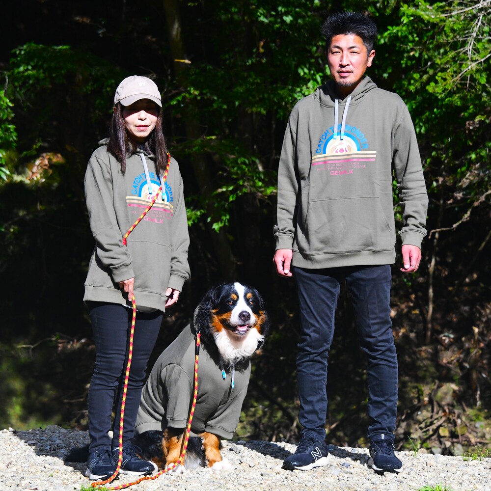 【GEWALK　HUMAN ジウォークヒューマン】ホライゾン　フーディー パーカー　アウトドア　ペットとお揃い　メンズ　レディース　キッズサイズ