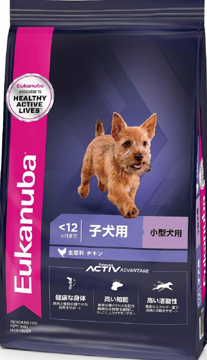 ユーカヌバ 子犬用 小・中型犬用 12ヶ月まで 2.7kg