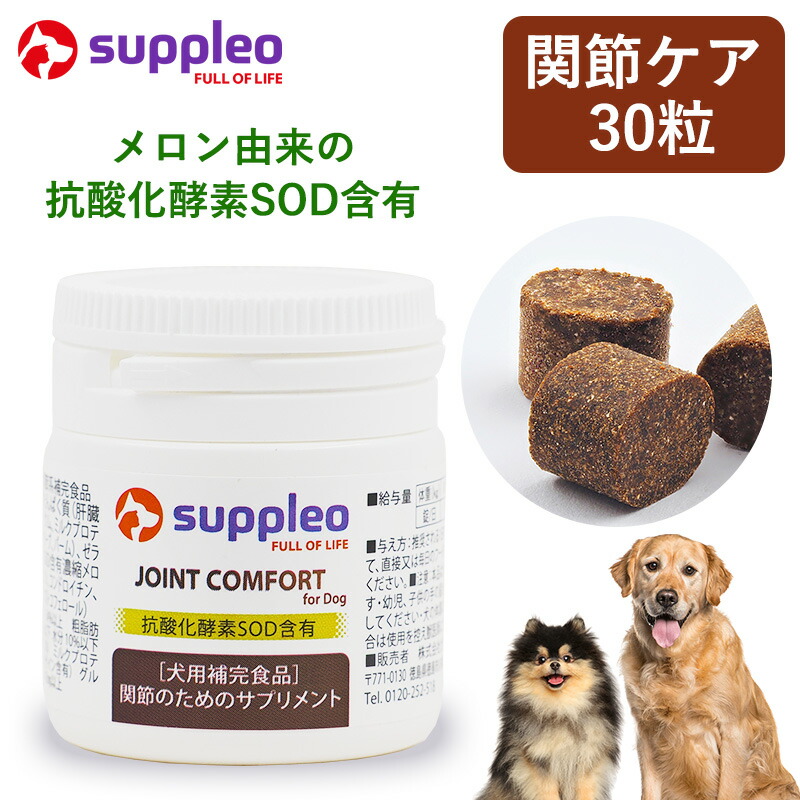 楽天市場】特別価格+送料無料 犬用サプリメント SUPPLEO(サプレオ) 免疫 イミューンシステム 0.55g×30粒 犬 サプリ SOD 抗酸化  腸内環境改善 【定価3300円のところ特別価格】 : ペットスマイル ガレノス