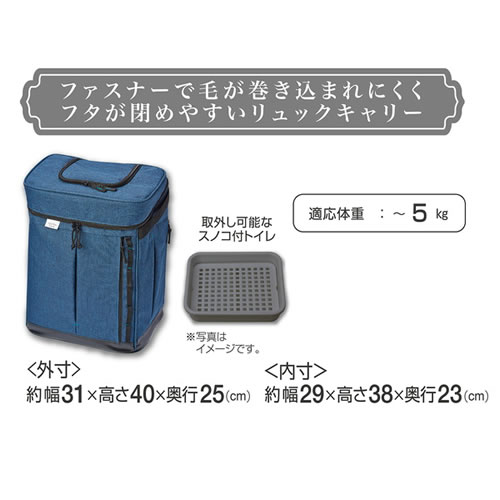 ペティオ アドメイト ラパン リュックキャリー バックパック グレー ネイビー うさぎ用 5kgまで お出かけ 外出 散歩 Purplehouse Co Uk