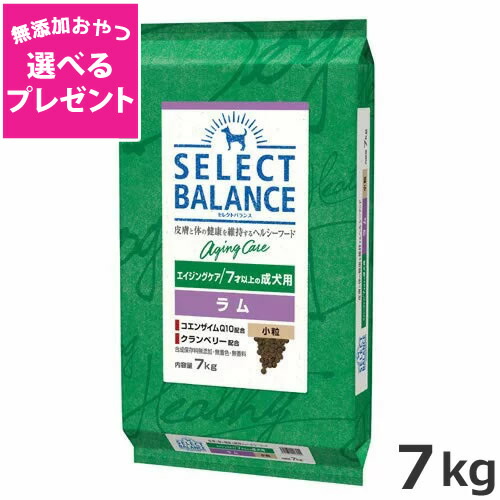 【選べる無添加おやつプレゼント】ベッツ・チョイス セレクトバランス エイジングケア ラム 小粒 7kg|ペッツマム