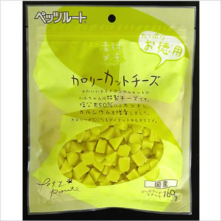 楽天市場 ペッツルート 素材メモ カロリーカットチーズ 160ｇ ペッツマム