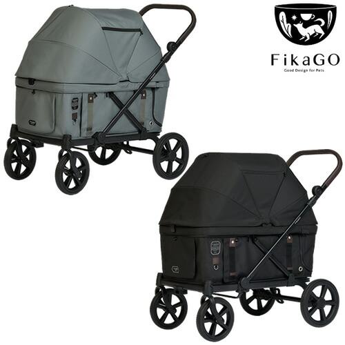 二人組 コム愛玩動物 フィカゴー はりつけ台 FikaGO KROSS 大型犬向け愛玩動物手押し車 多頭飼い 耐荷重100kg
